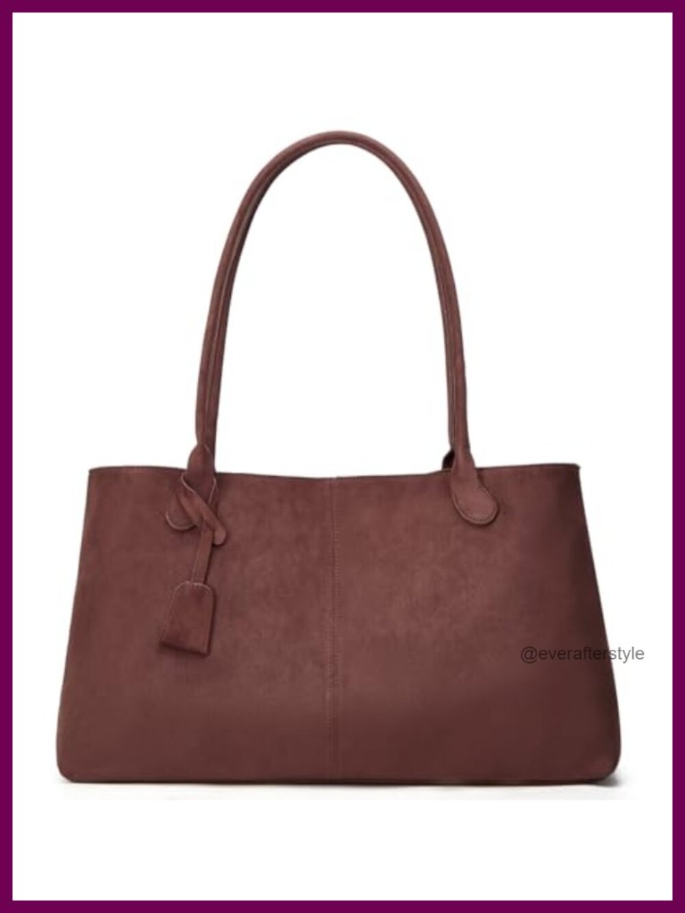 Suede Tote Bag for Women Large Shoulder Hobo Handbag Crossbody Retro
